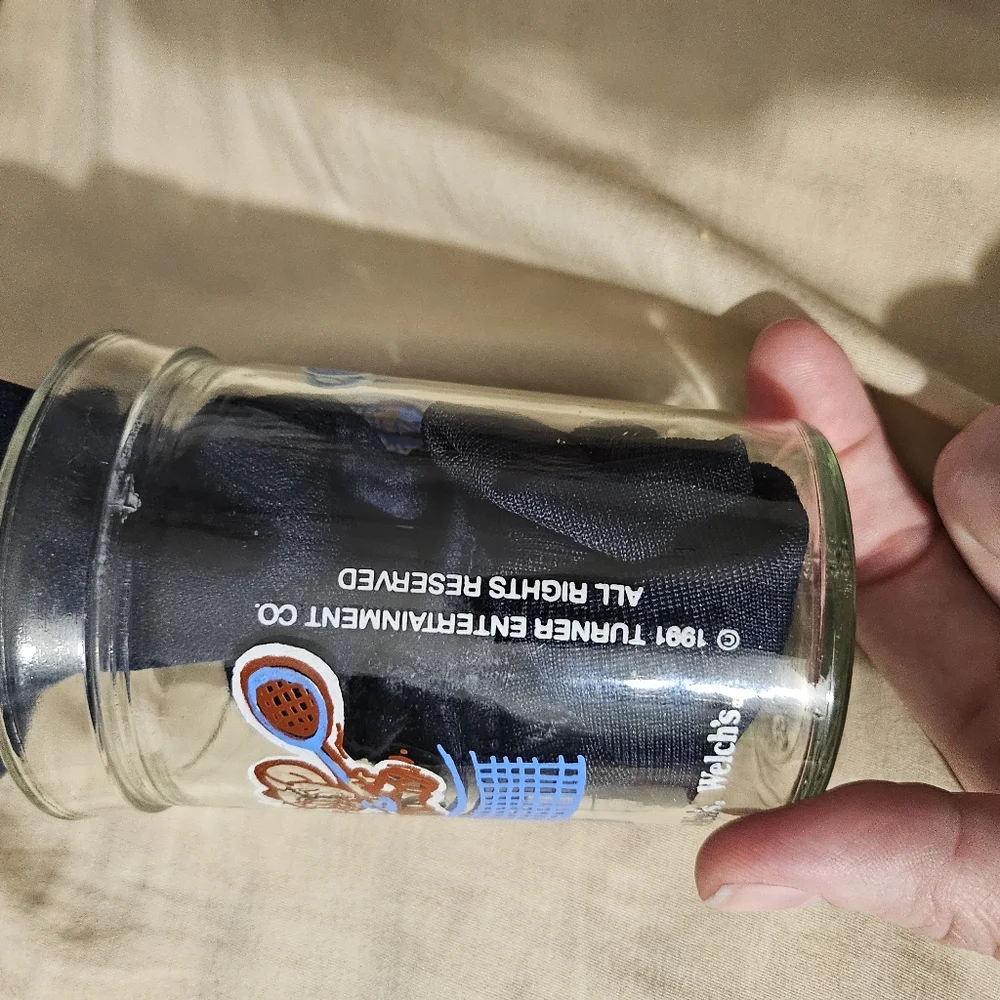 Welch's  1991 Tom &‎ Jerry Jelly Glass Vintage